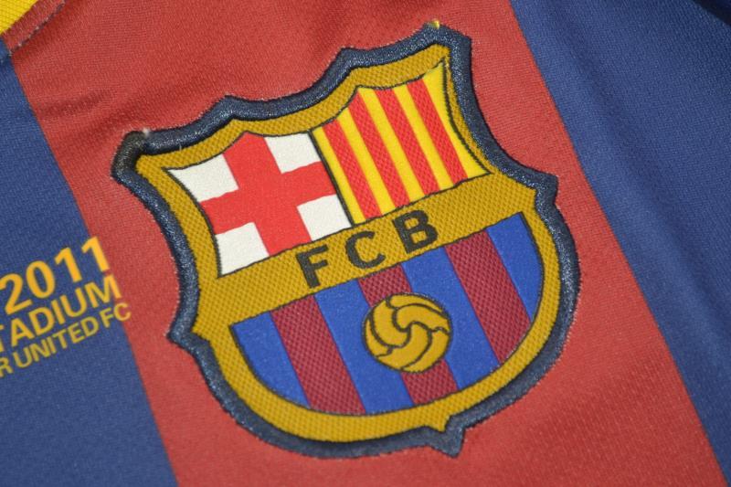Camisa Barcelona UCL Final 2011 - Versão Retrô "Messi" Nº 10