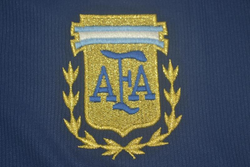 Camisa Retrô Argentina Away 1998 "Ortega" N°.10