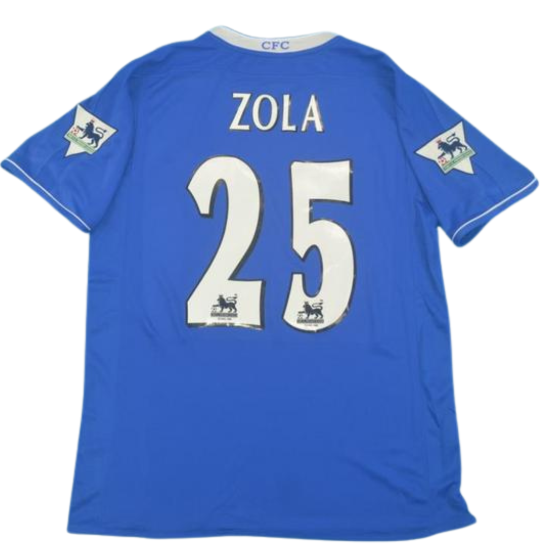 Camisa Chelsea Home 03/05 - Versão Retrô "Zola" Nº 25