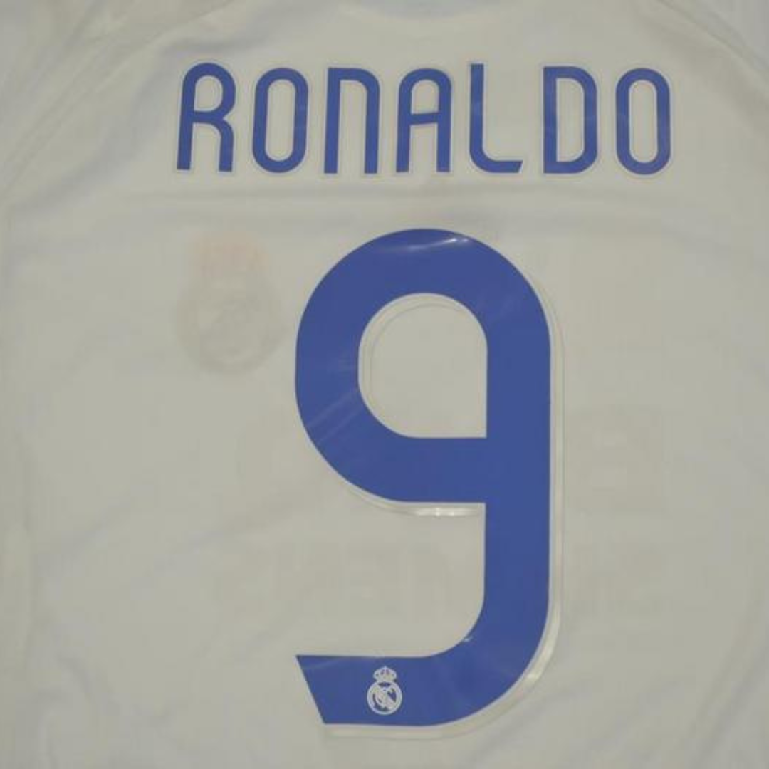 Camisa Real Madrid Manga Longa 06/07 - Versão Retrô "Cristiano Ronaldo" Nº 9