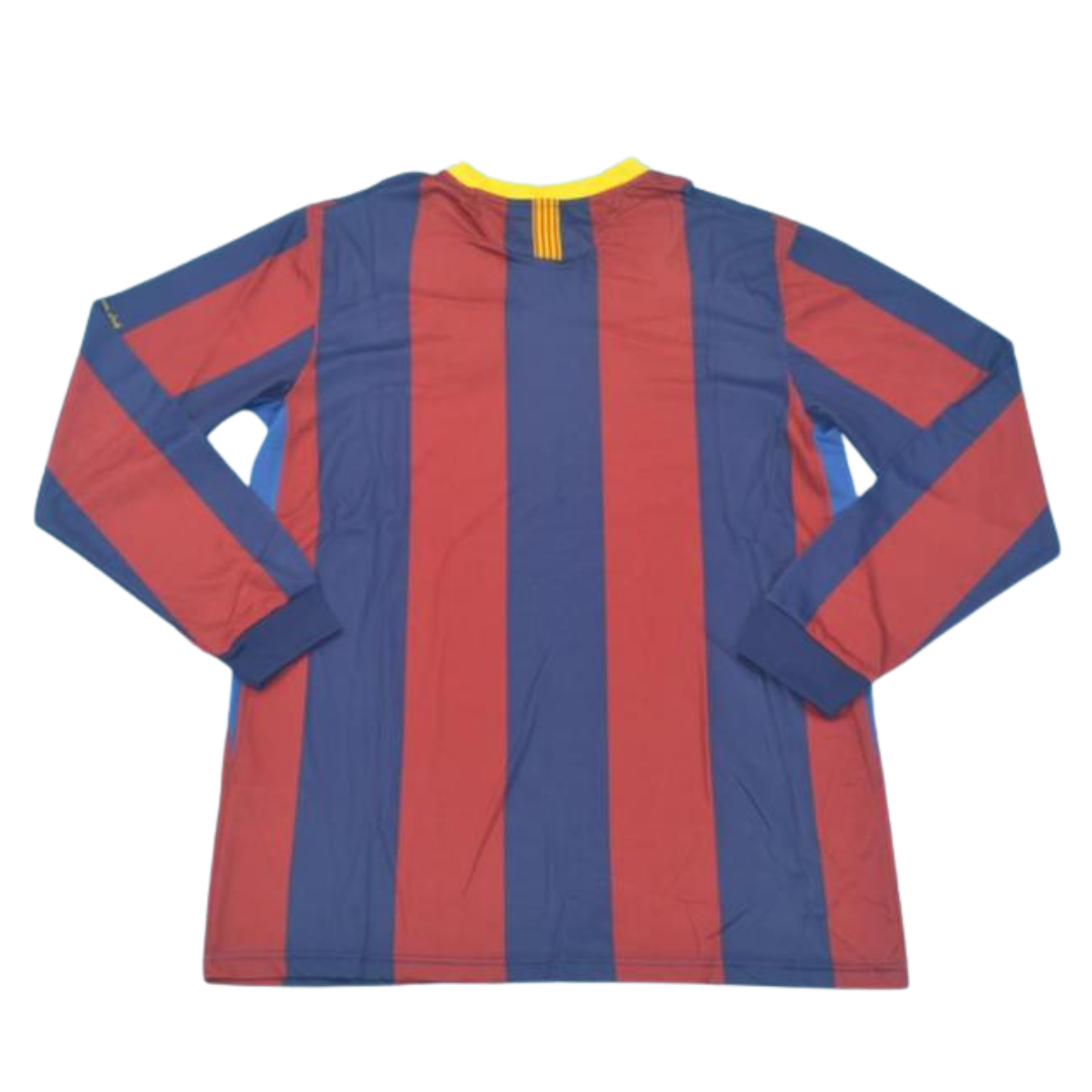 Camisa Barcelona Manga Longa Home 10/11 - Versão Retrô