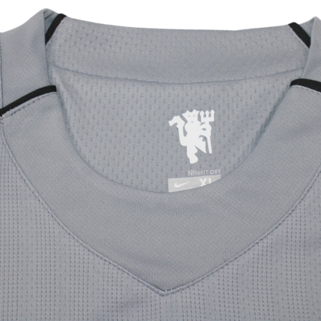 Camisa Manchester United Manga Longa Away 07/08 - Versão Retrô