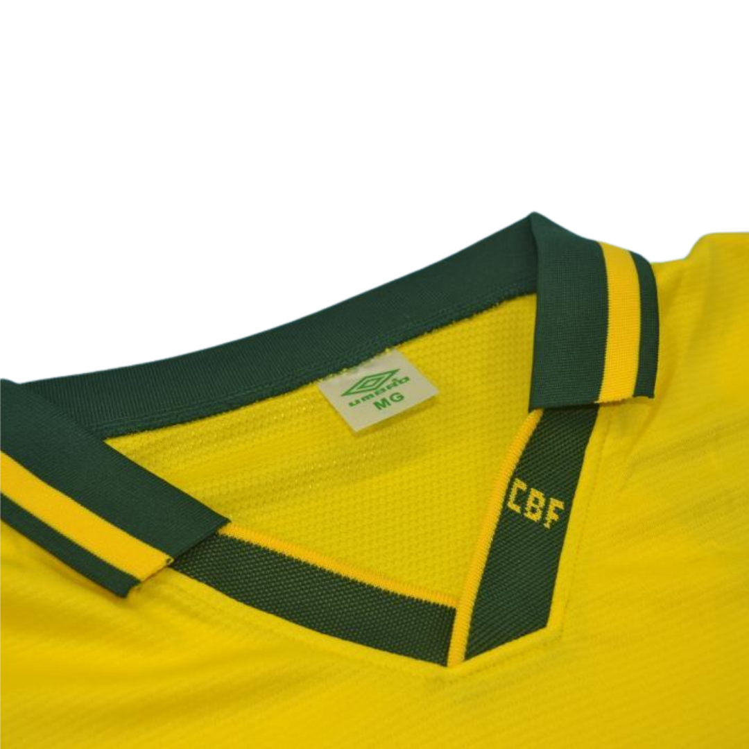 Camisa Retrô Brasil Home Copa do Mundo Versão 1994 "Bebeto" N°.7
