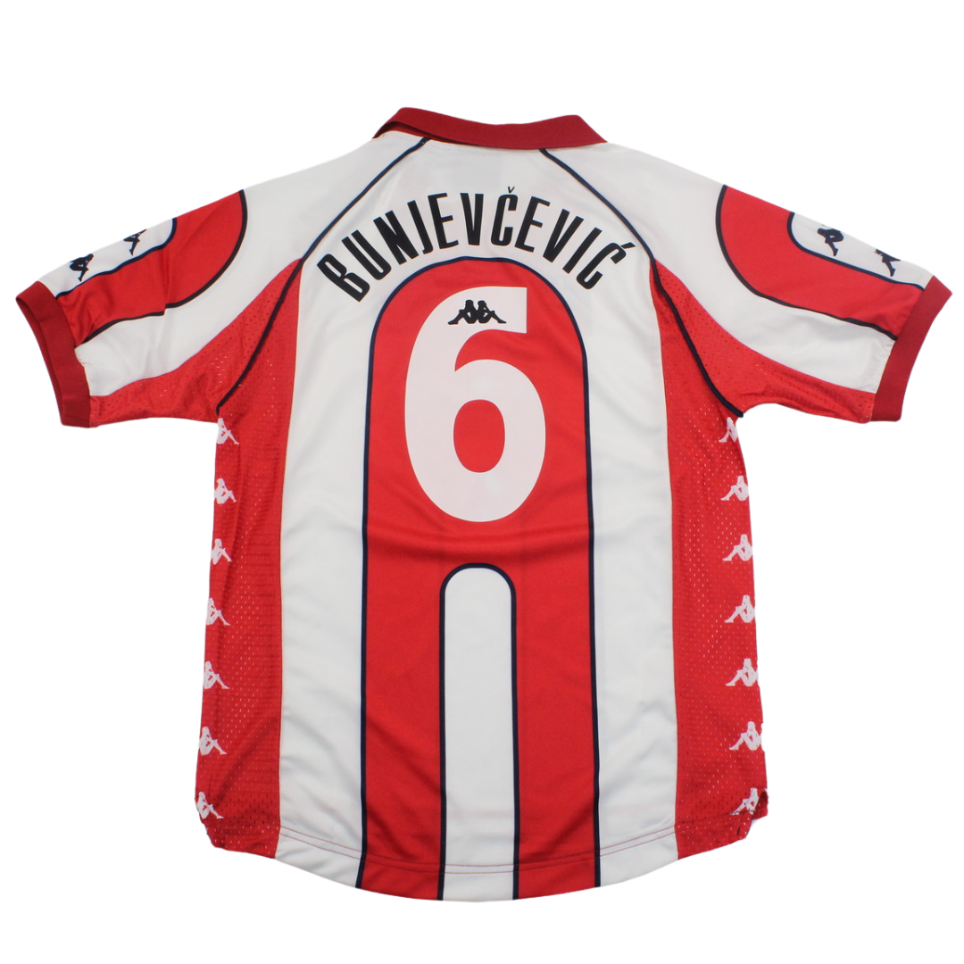 Camisa Estrela Vermelha Home 00/01 - Versão Retrô "Bunjevčević" Nº 6