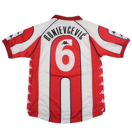 Camisa Estrela Vermelha Home 00/01 - Versão Retrô "Bunjevčević" Nº 6