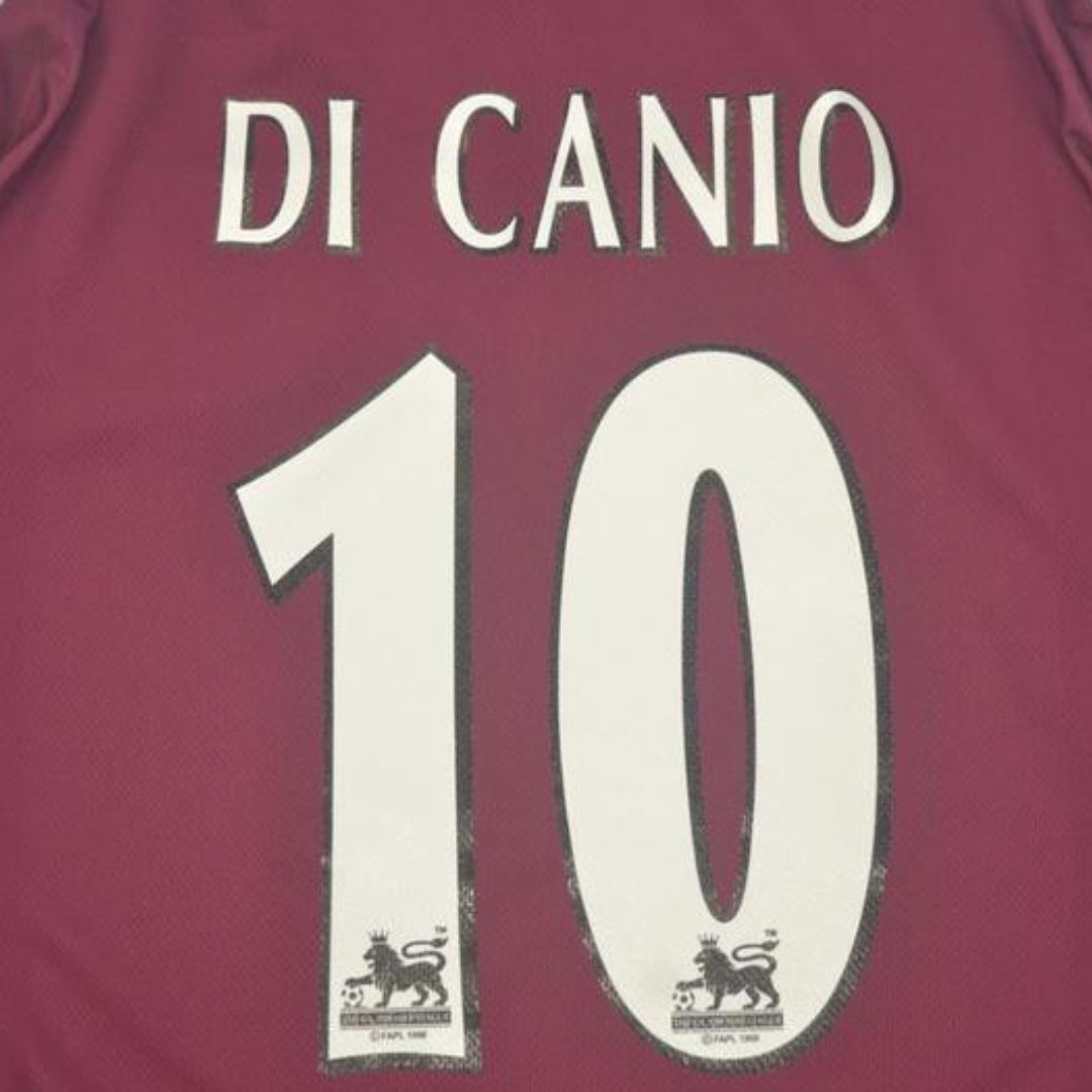Camisa West Ham Home 99/01 - Versão Retrô "Di Canio" Nº 10