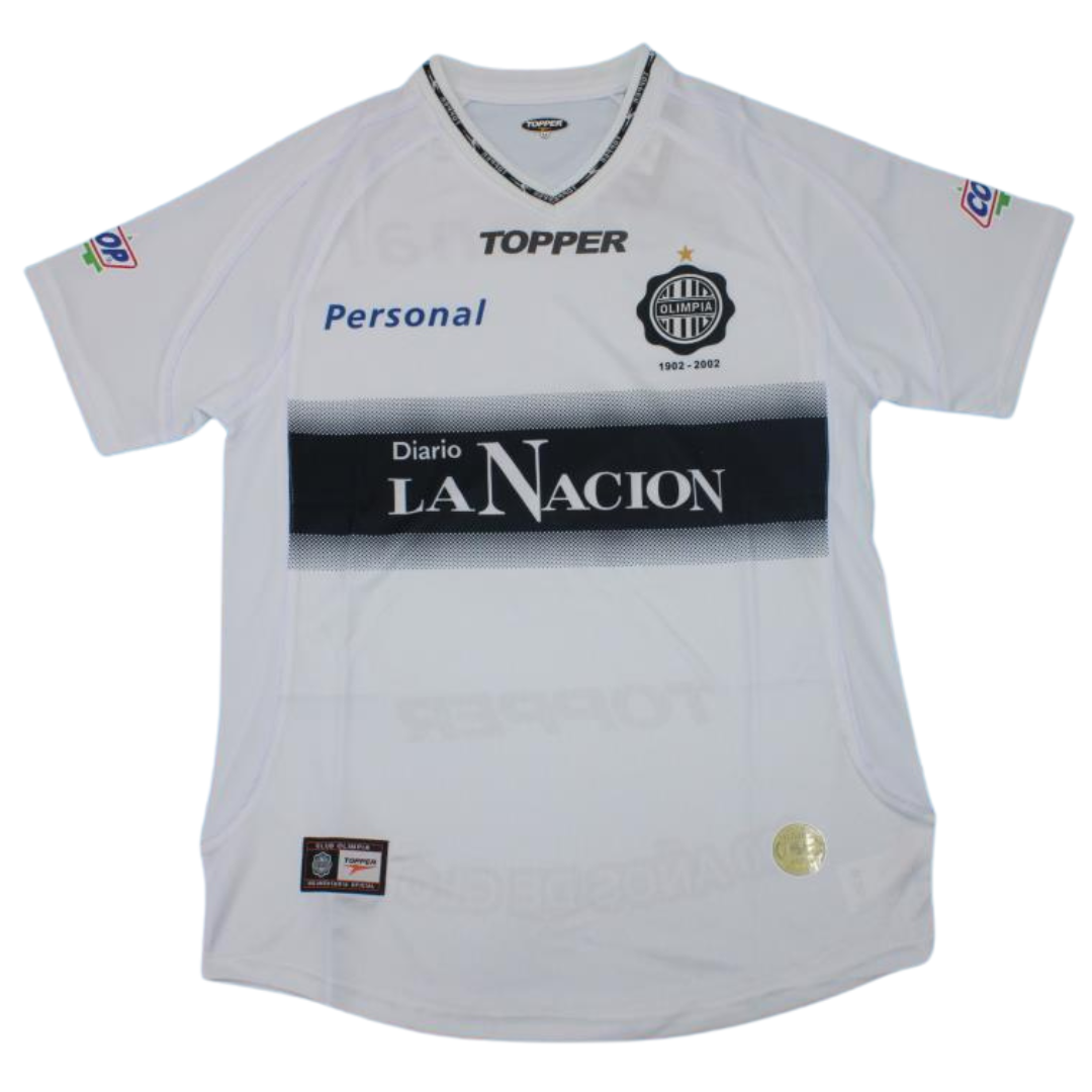 Camisa Olimpia Home 2002 - Versão Retrô