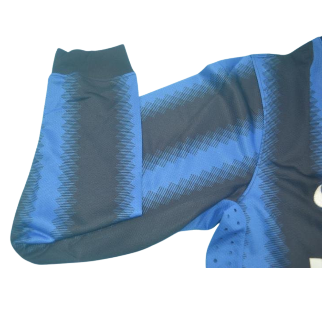 Camisa Inter de Milão Manga Longa Home 10/11 - Versão Retrô