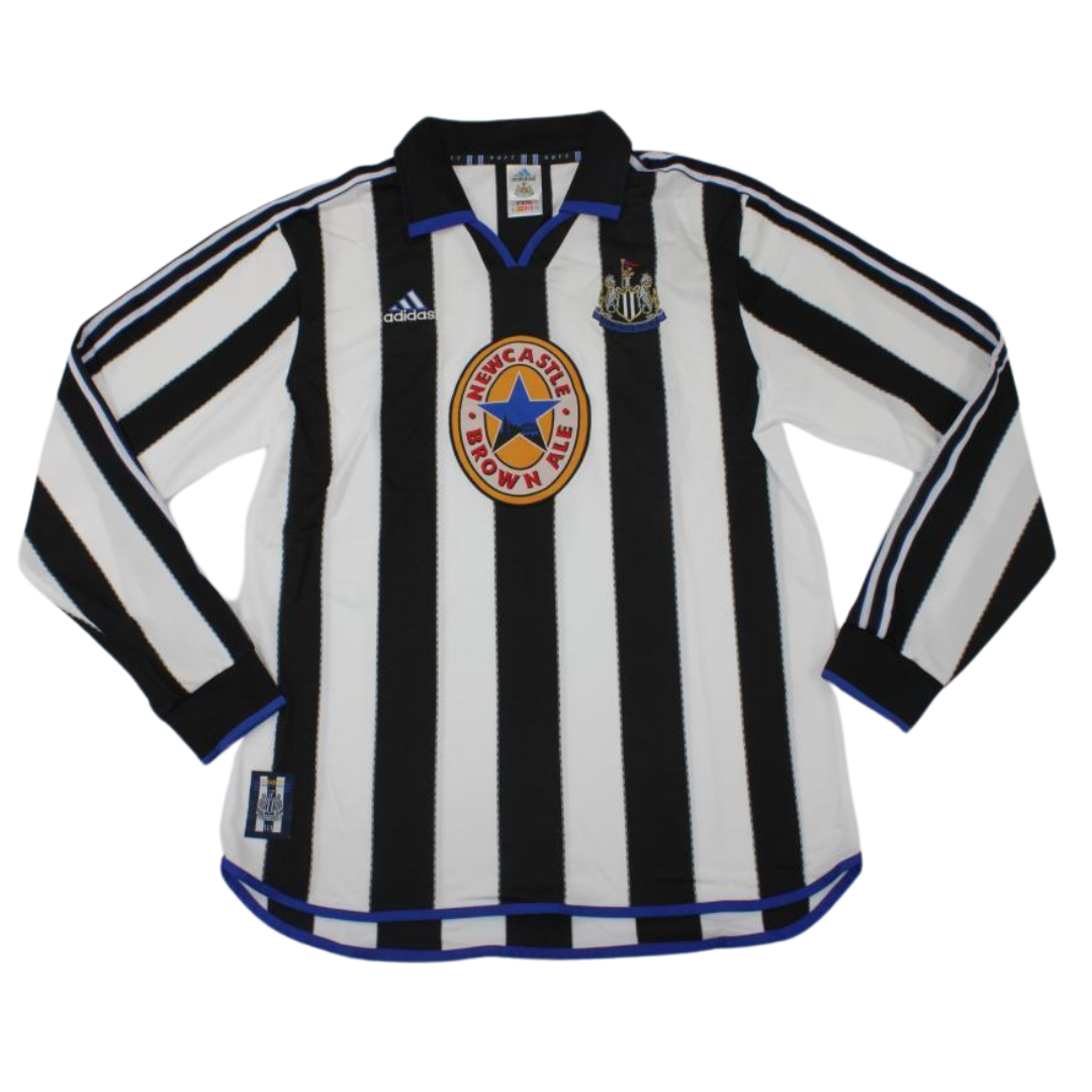 Camisa Newcastle United Manga Longa 99/00 - Versão Retrô "Shearer" Nº 9