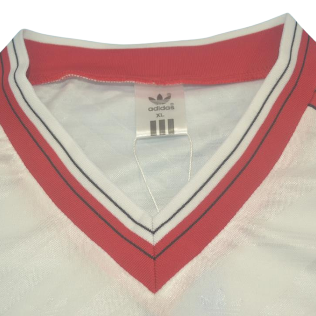 Camisa Manchester United Manga Longa Away 86/87 - Versão Retrô