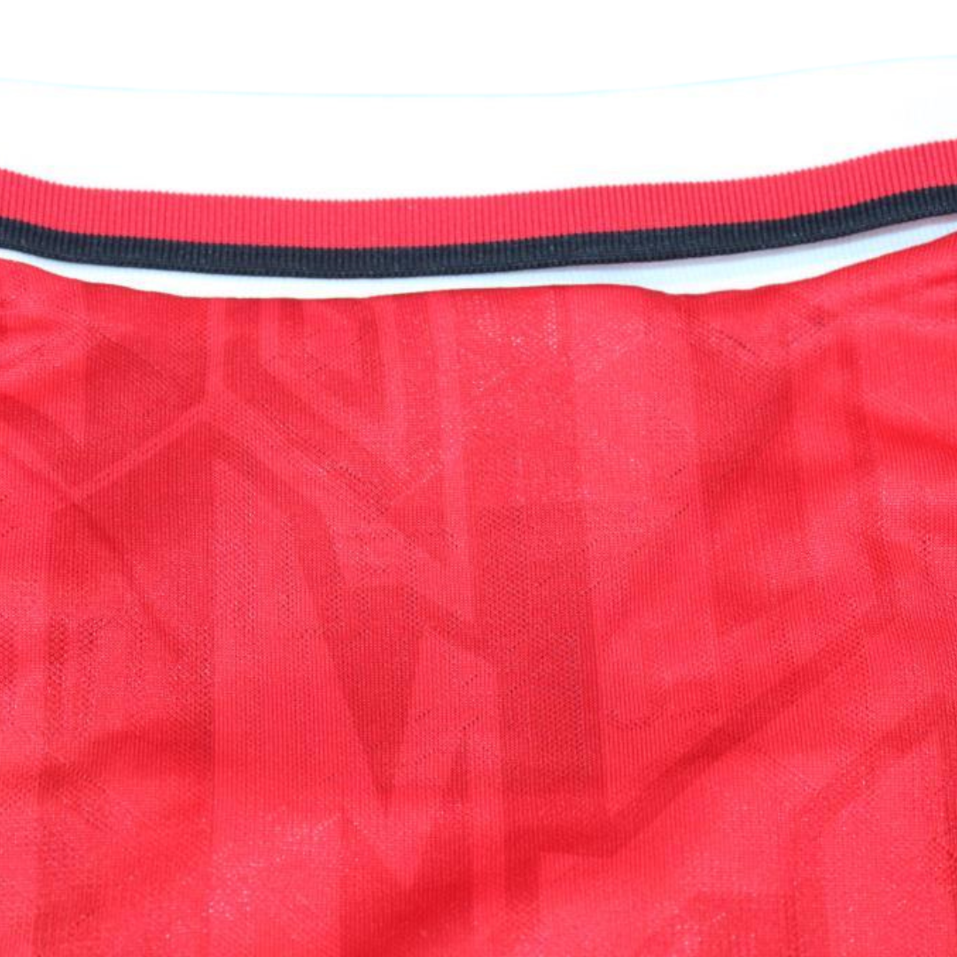 Camisa Manchester United Manga Longa Home 92/94 - Versão Retrô