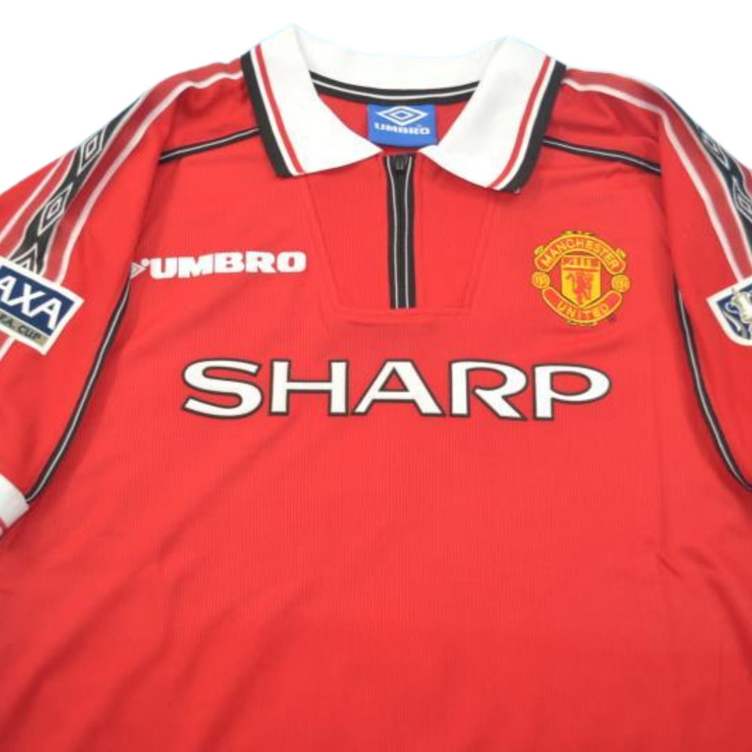 Camisa Manchester United Home 98/99 - Versão Retrô "Solskjaer" Nº 20