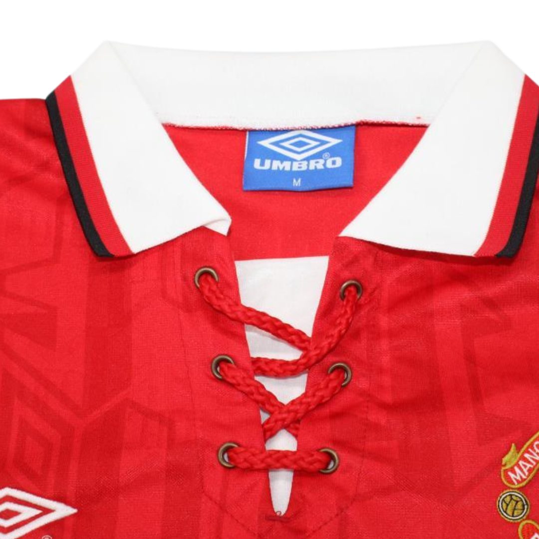 Camisa Manchester United Champions Home 92/93 - Versão Retrô