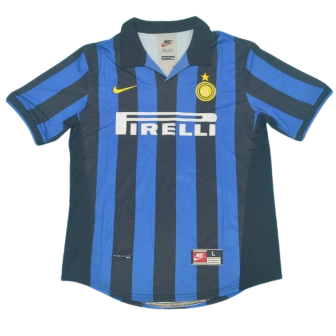 Camisa Retrô Inter de Milão Home 98/99 "Ronaldo" N°.9