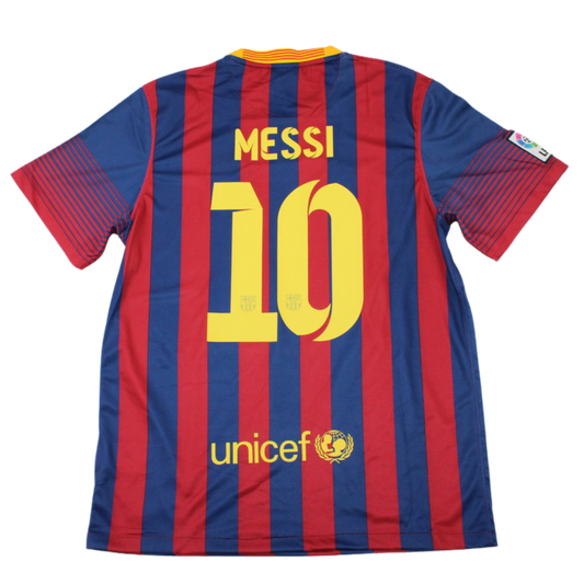 Camisa Barcelona Home 13/14 - Versão Retrô "Messi" Nº 10