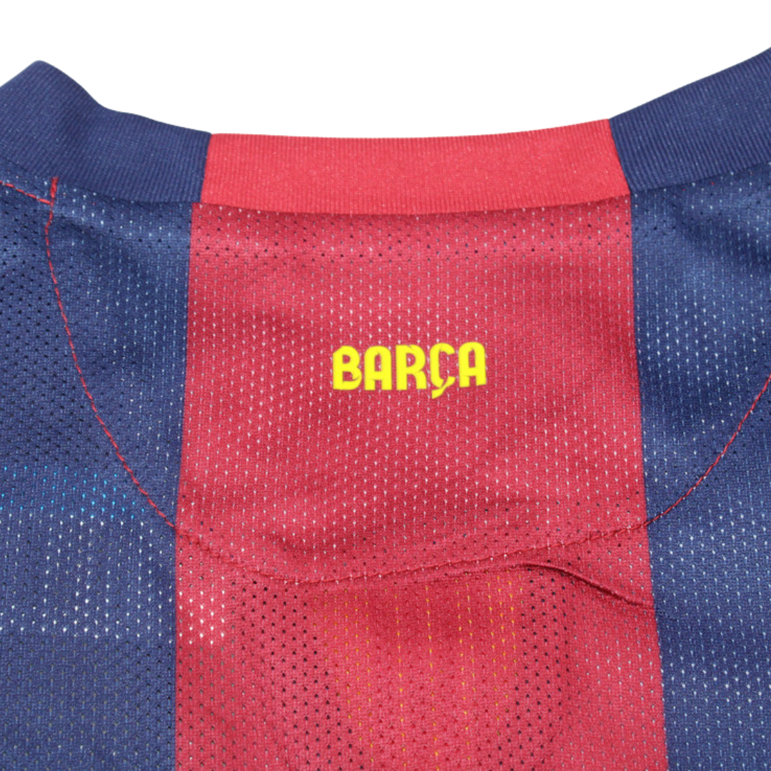 Camisa Barcelona Manga Longa Home 14/15 - Versão Retrô