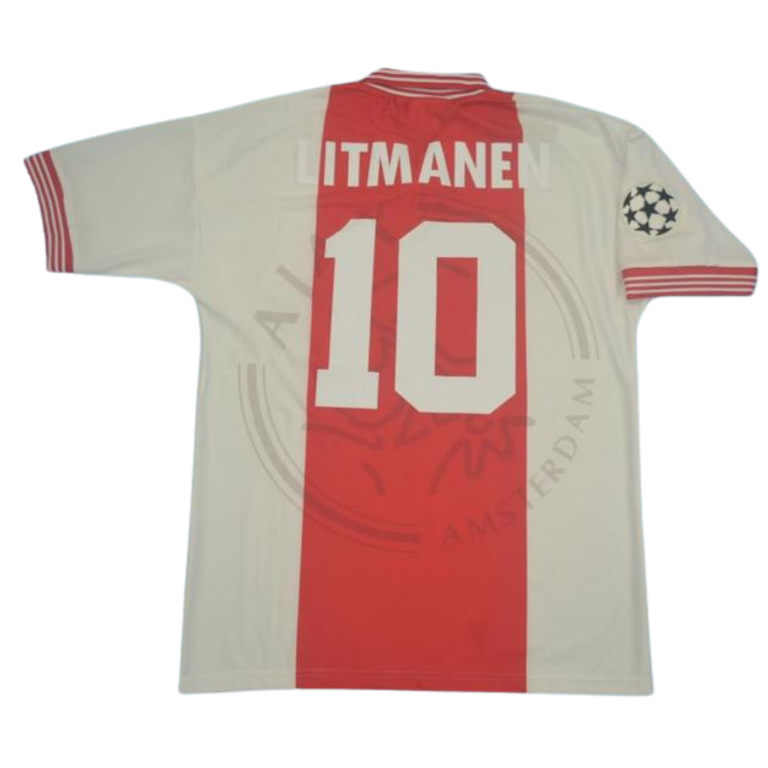 Camisa Ajax Home 95/96 - Versão Retrô "Litmanen" Nº 10