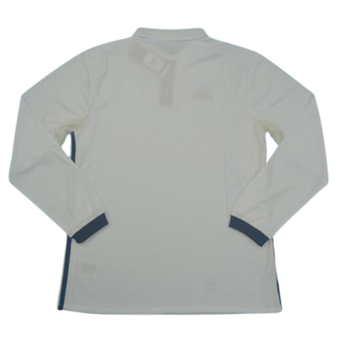 Camisa Real Madrid Manga Longa Home 16/17 - Versão Retrô