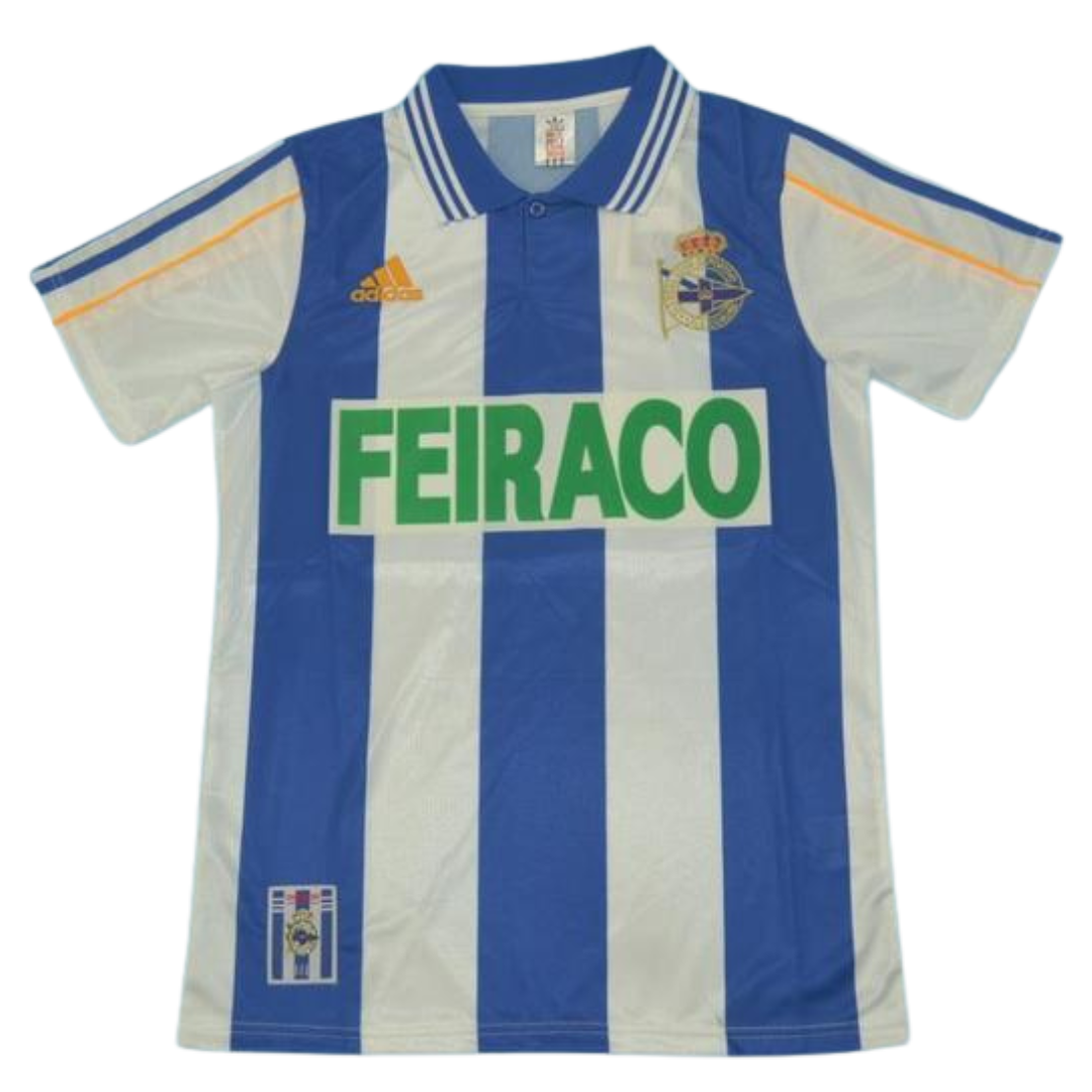 Camisa Deportivo de La Coruña Home 99/00 - Versão Retrô "Makaay" Nº 7