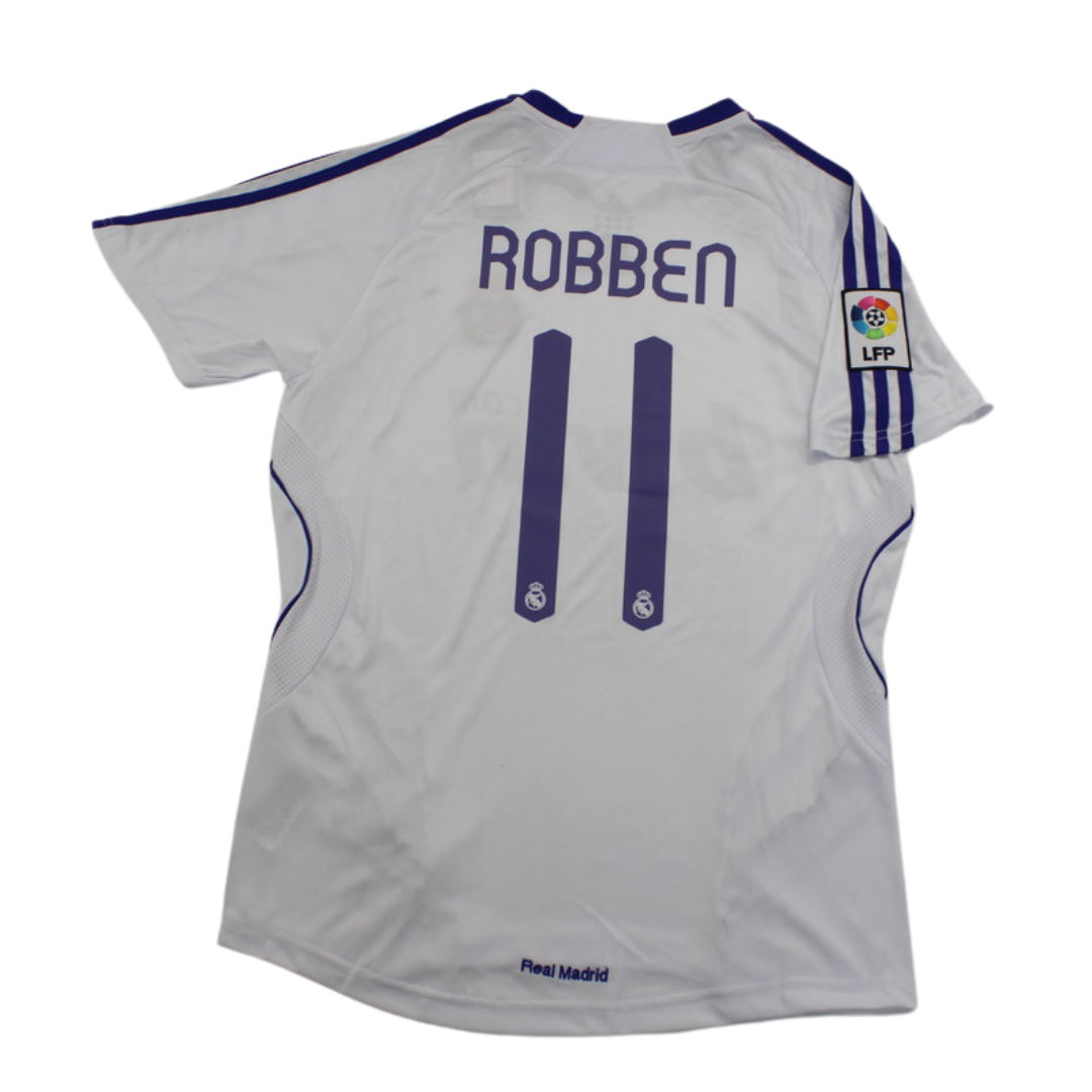 Camisa Real Madrid Home 07/08 - Versão Retrô "Robben" Nº 11