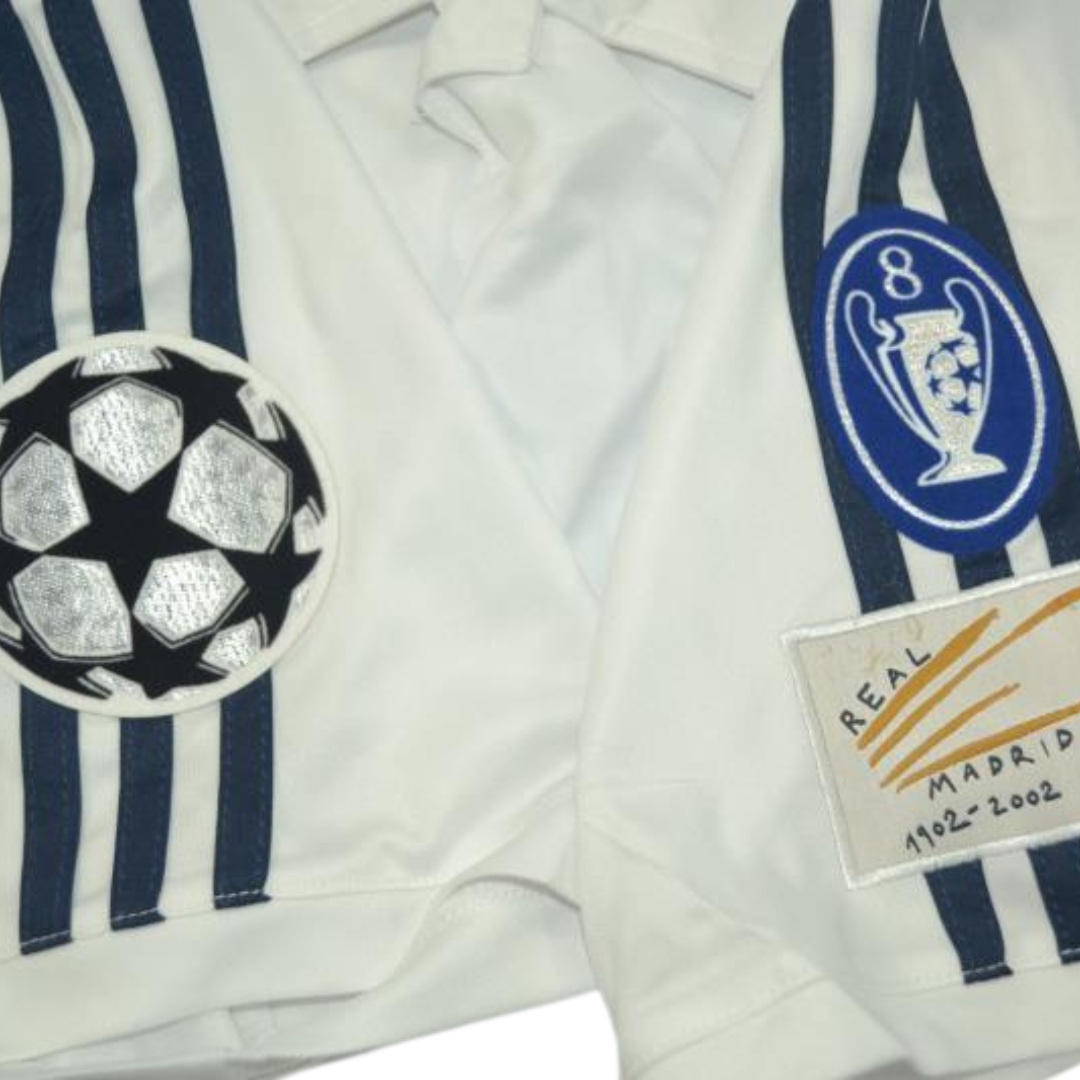 Camisa Real Madrid Home 01/02 - Versão Retrô