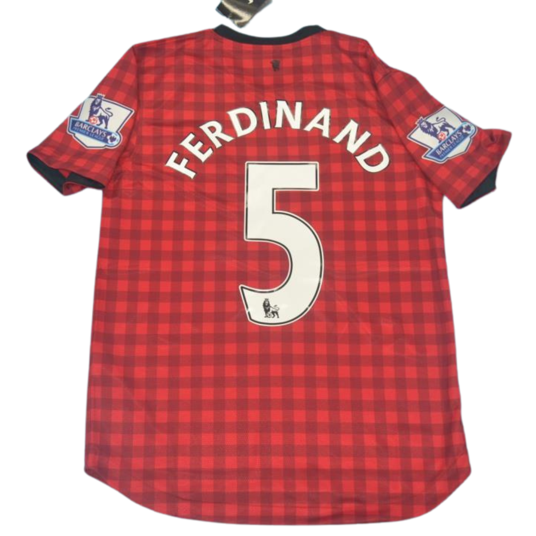Camisa Manchester United Home 12/13 - Versão Retrô "Ferdinand" Nº 5