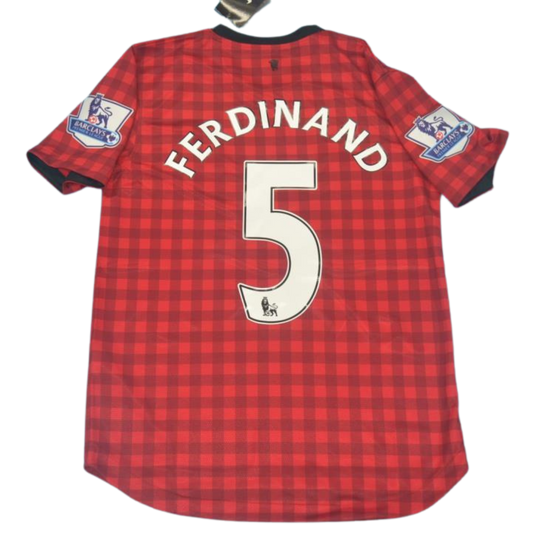 Camisa Manchester United Home 12/13 - Versão Retrô "Ferdinand" Nº 5