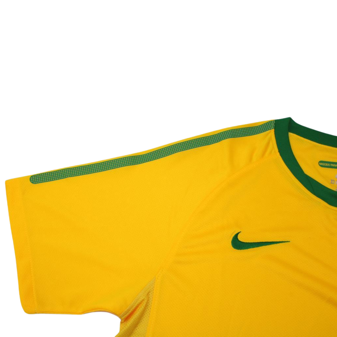 Camisa Retrô Brasil Home 2010 "Ronaldinho" N°.10