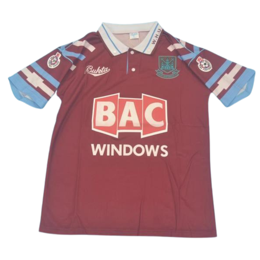 Camisa West Ham Home 91/92 - Versão Retrô Nº 3