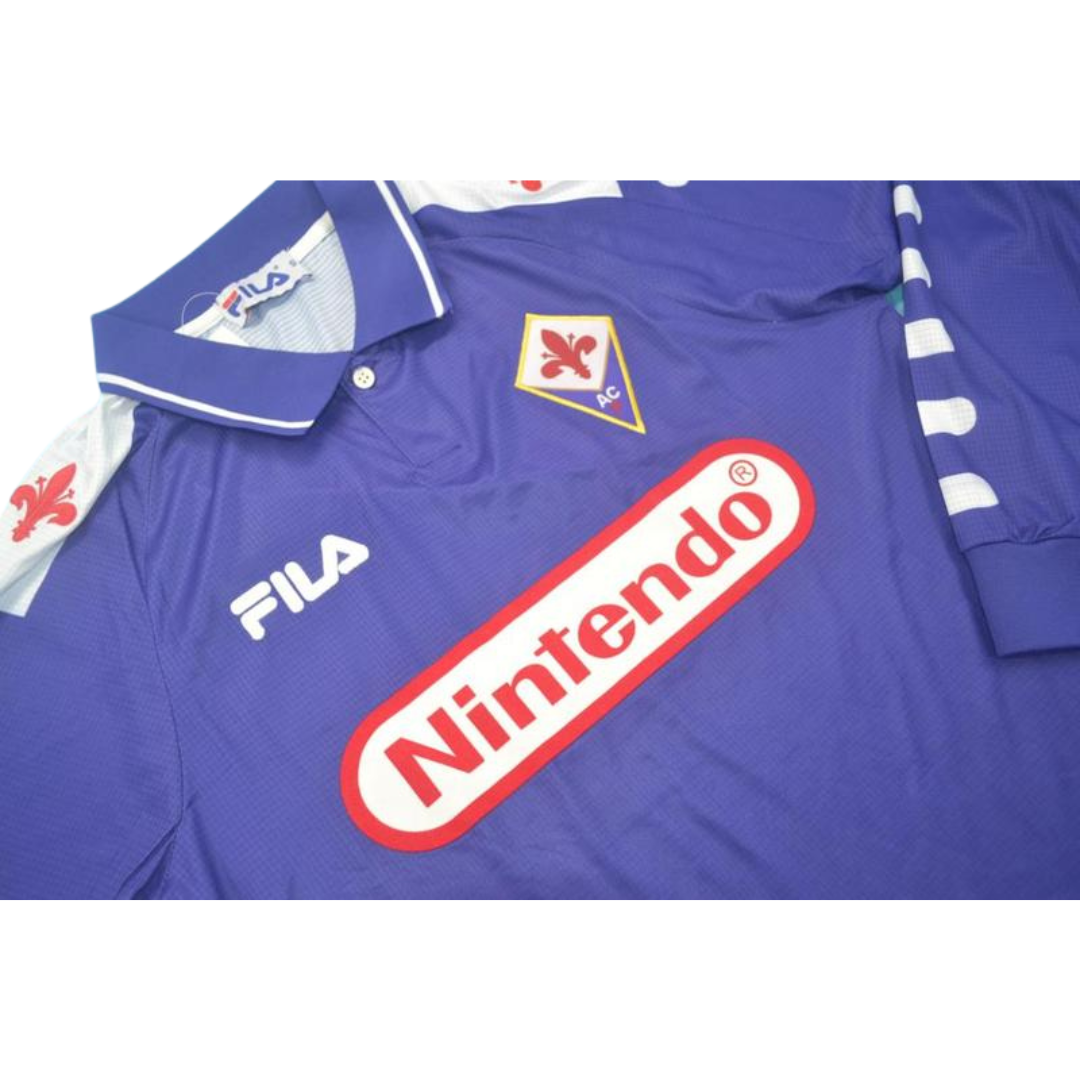 Camisa Fiorentina Manga Longa Home 98/99 - Versão Retrô