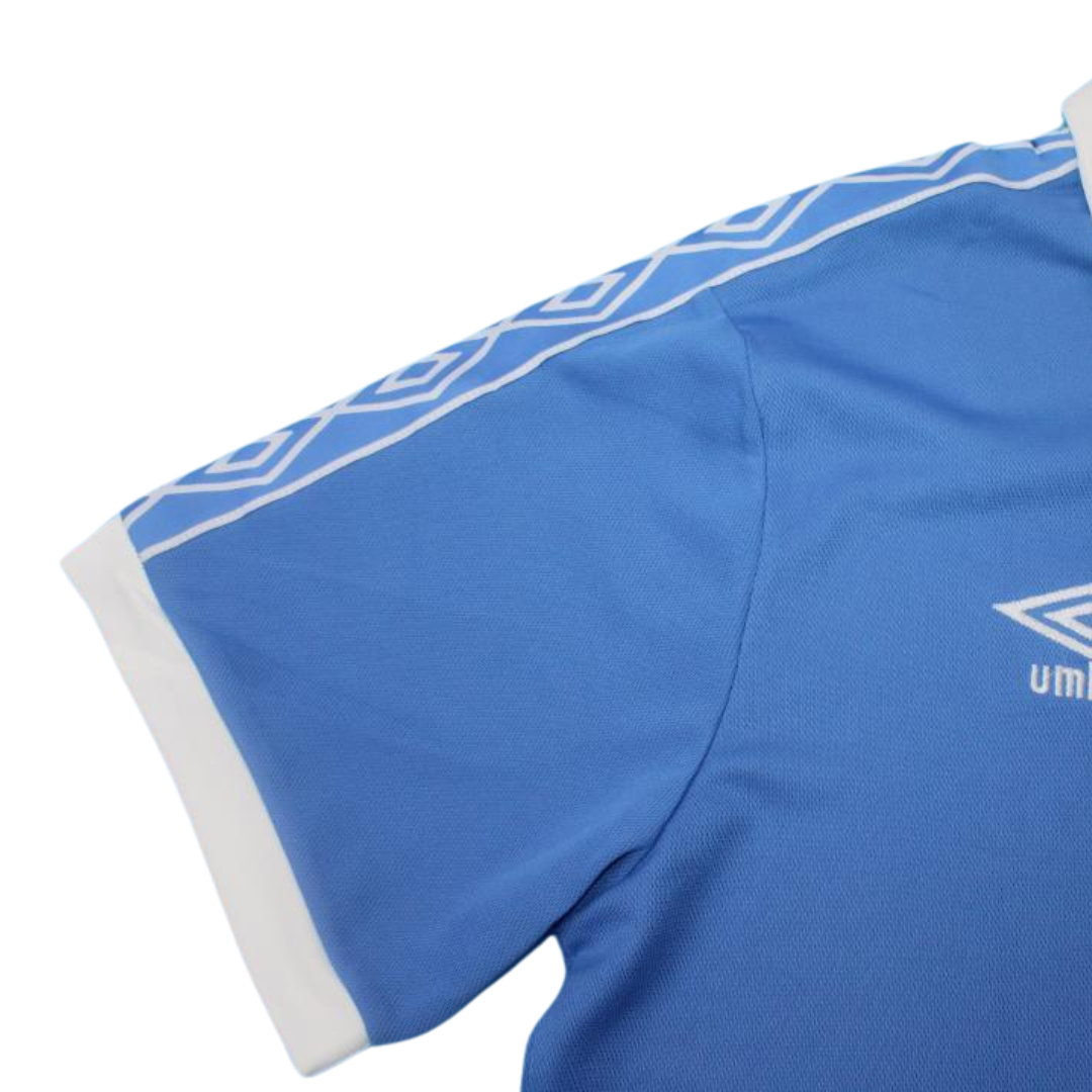 Camisa Manchester City Centenário Cup Final 1981 - Versão Retrô