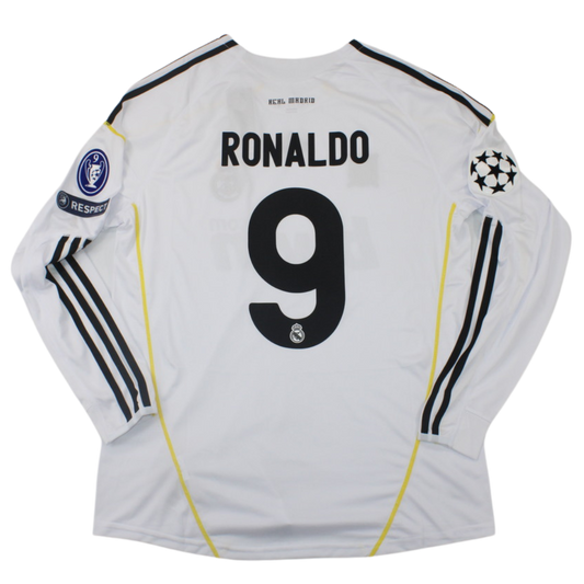 Camisa Real Madrid Manga Longa 09/10 - Versão Retrô "Cristiano Ronaldo" Nº 9