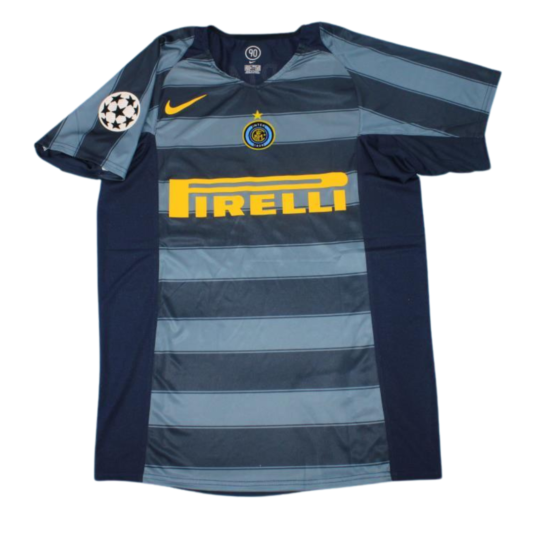 Camisa Retrô Inter de Milão Third UCL Versão 04/05 "Adriano" N°.10