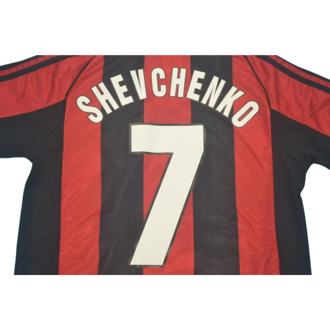 Camisa Retrô Milan Home 98/00 "Shevchenko" N°.7