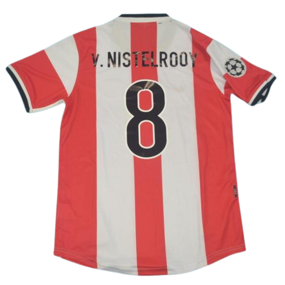 Camisa PSV Home 98/99 - Versão Retrô "V Nistelrooy" Nº 8