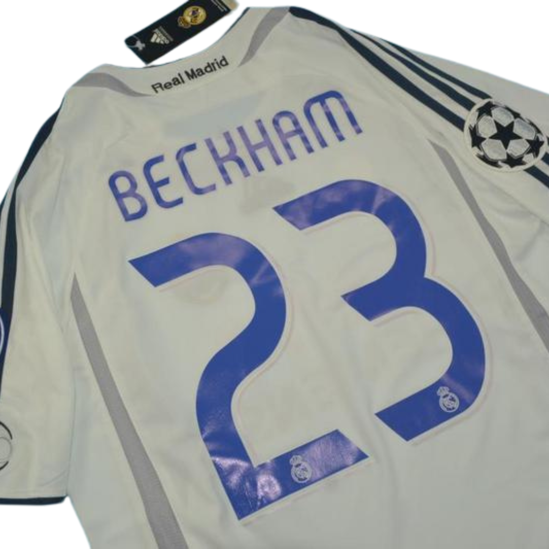 Camisa Real Madrid Home 06/07 - Versão Retrô "Beckham" Nº 23