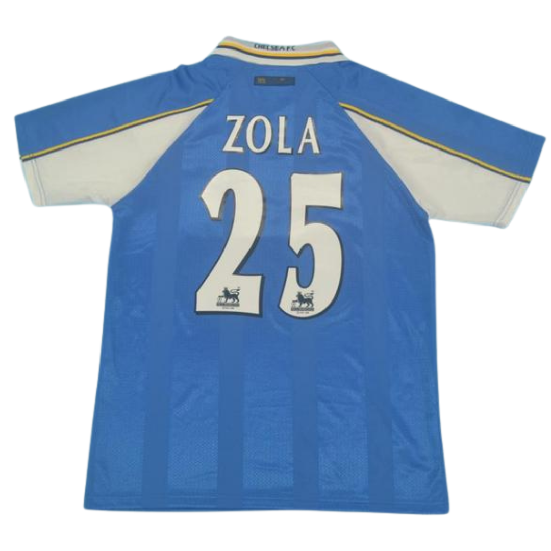Camisa Chelsea Home 97/99 - Versão Retrô "Zola" Nº 25