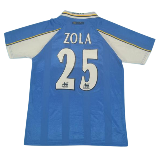 Camisa Chelsea Home 97/99 - Versão Retrô "Zola" Nº 25