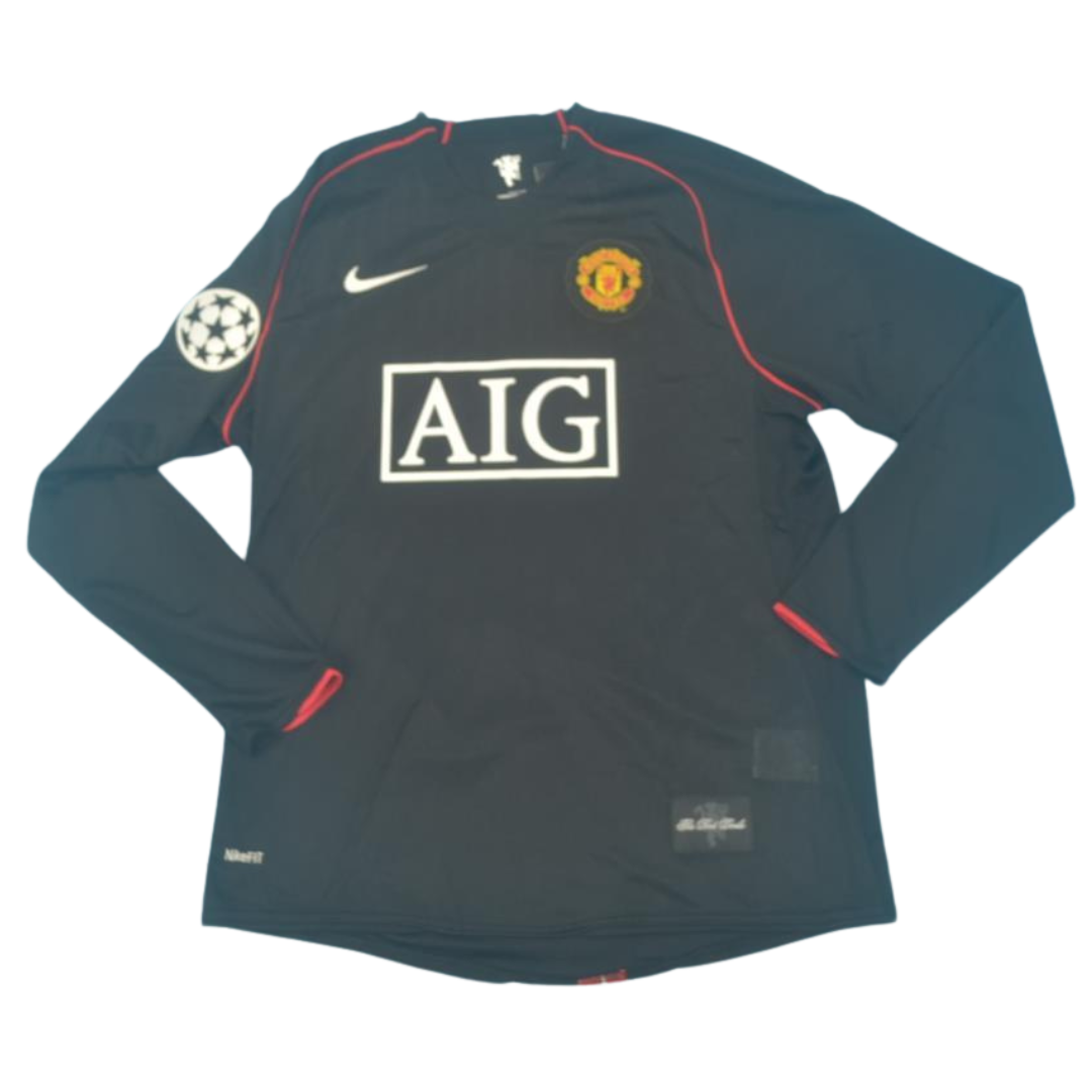 Camisa Manchester United Manga Longa 07/08 - Versão Retrô "Cristiano Ronaldo" Nº 7