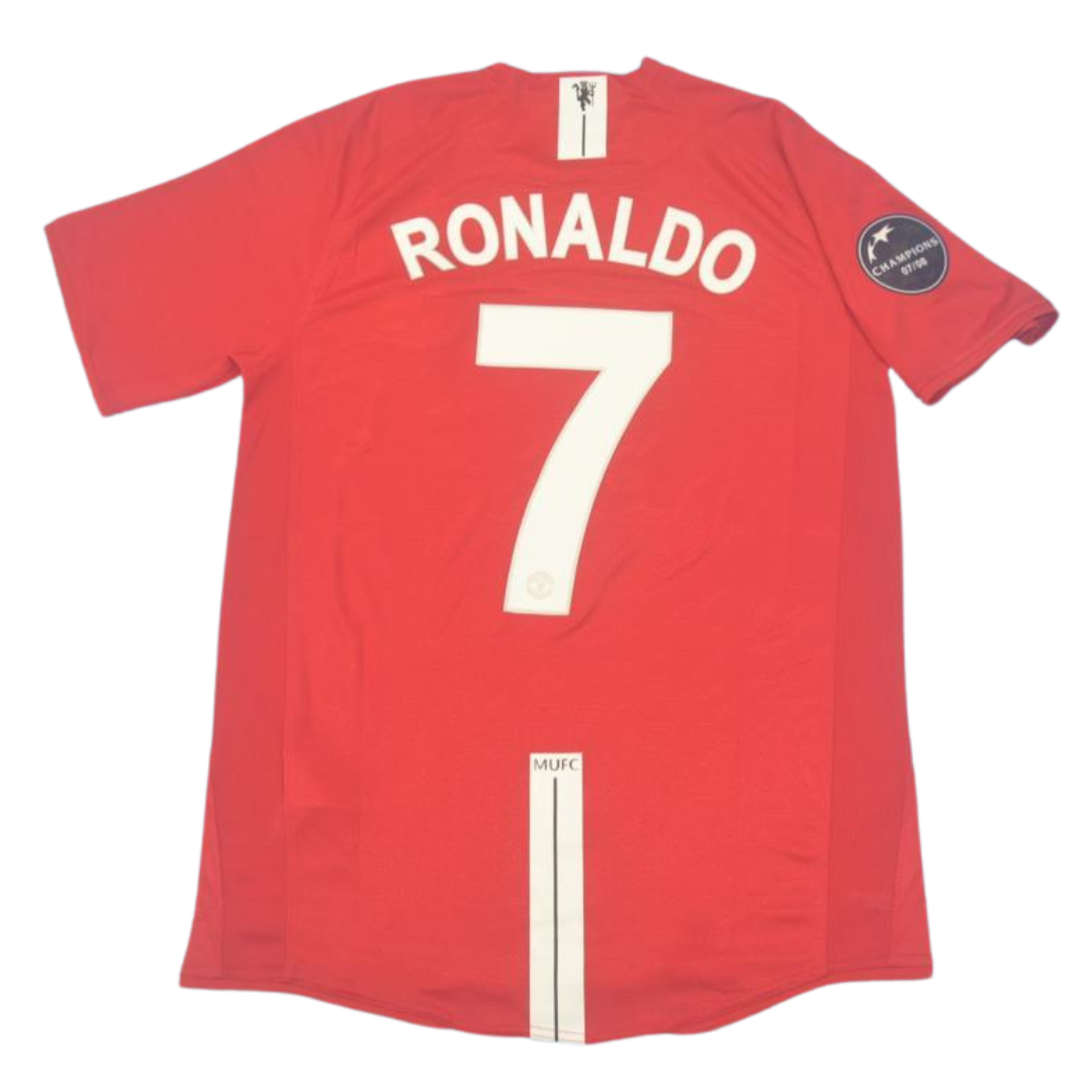 Camisa Manchester United Home 07/09 - Versão Retrô "Cristiano Ronaldo" Nº 7