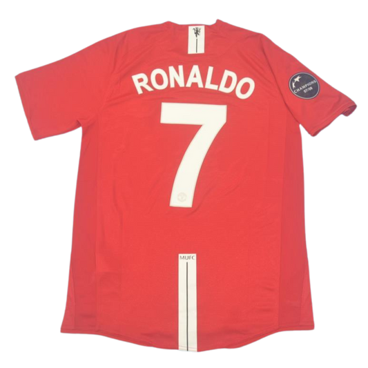 Camisa Manchester United Home 07/09 - Versão Retrô "Cristiano Ronaldo" Nº 7