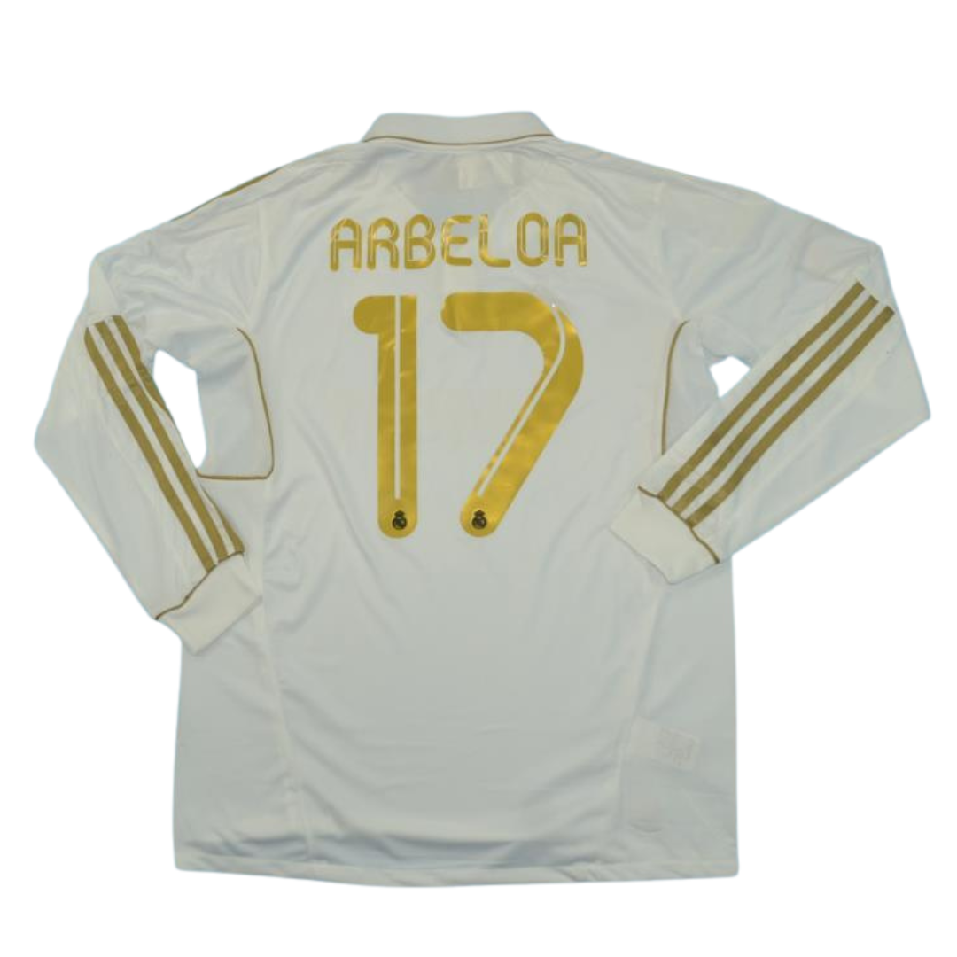 Camisa Real Madrid Manga Longa 11/12 - Versão Retrô "Arbeloa" Nº 17