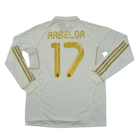 Camisa Real Madrid Manga Longa 11/12 - Versão Retrô "Arbeloa" Nº 17