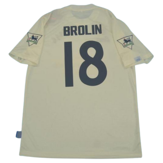 Camisa Leeds United Home 95/96 - Versão Retrô "Brolin" Nº 18