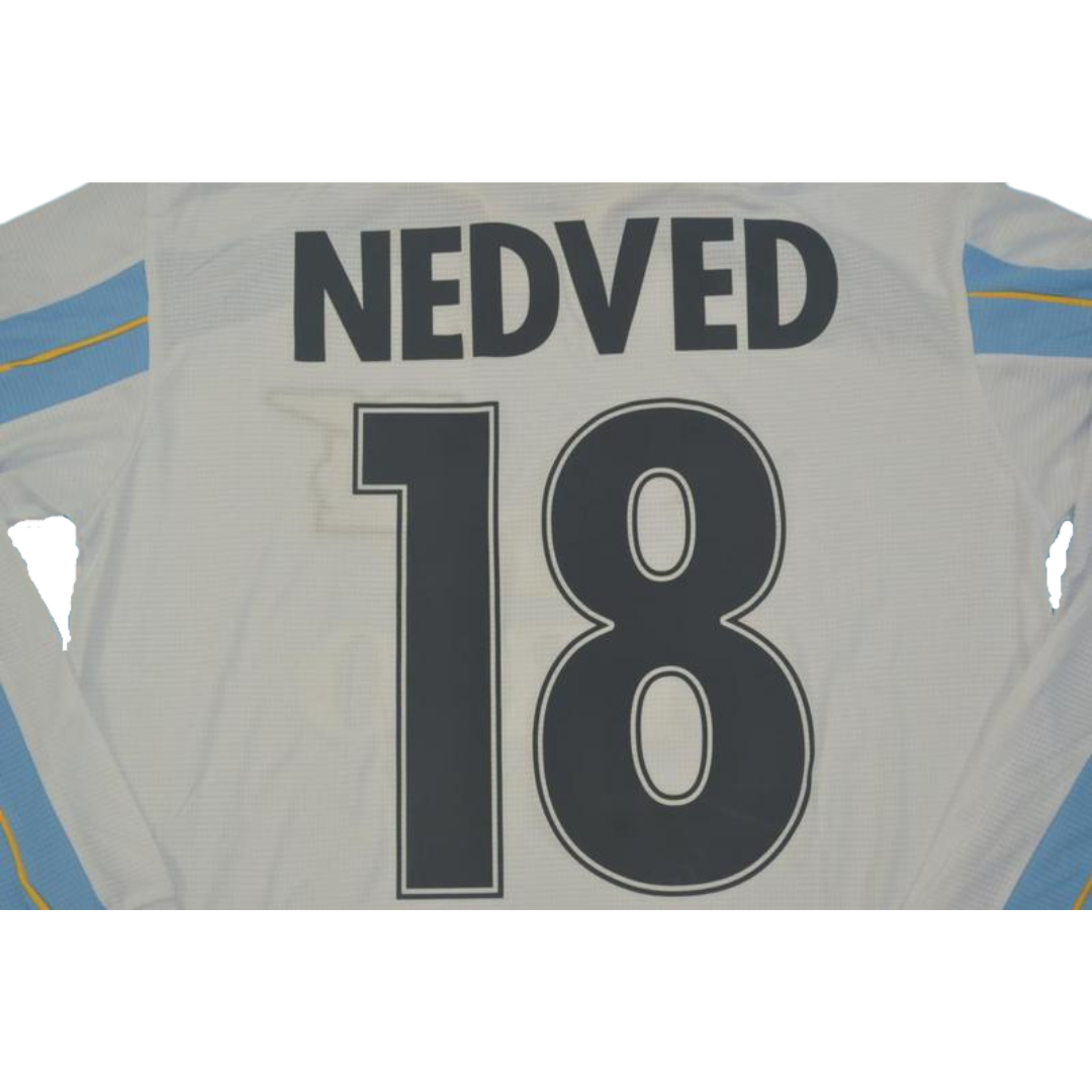 Camisa Lazio Manga Longa 99/00 - Versão Retrô "Nedved" Nº 18