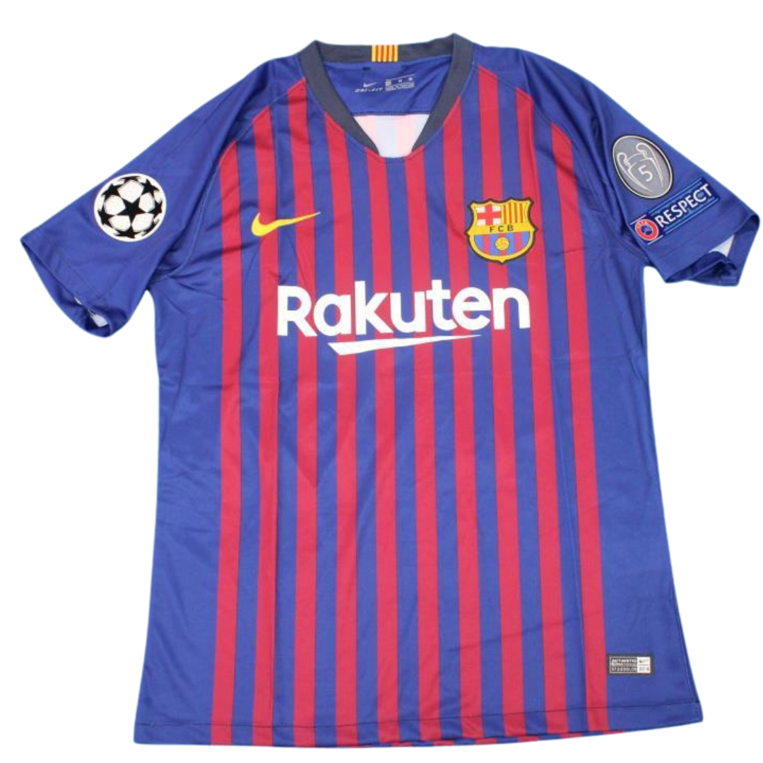 Camisa Barcelona Home 18/19 - Versão Retrô "A.Iniesta" Nº 8