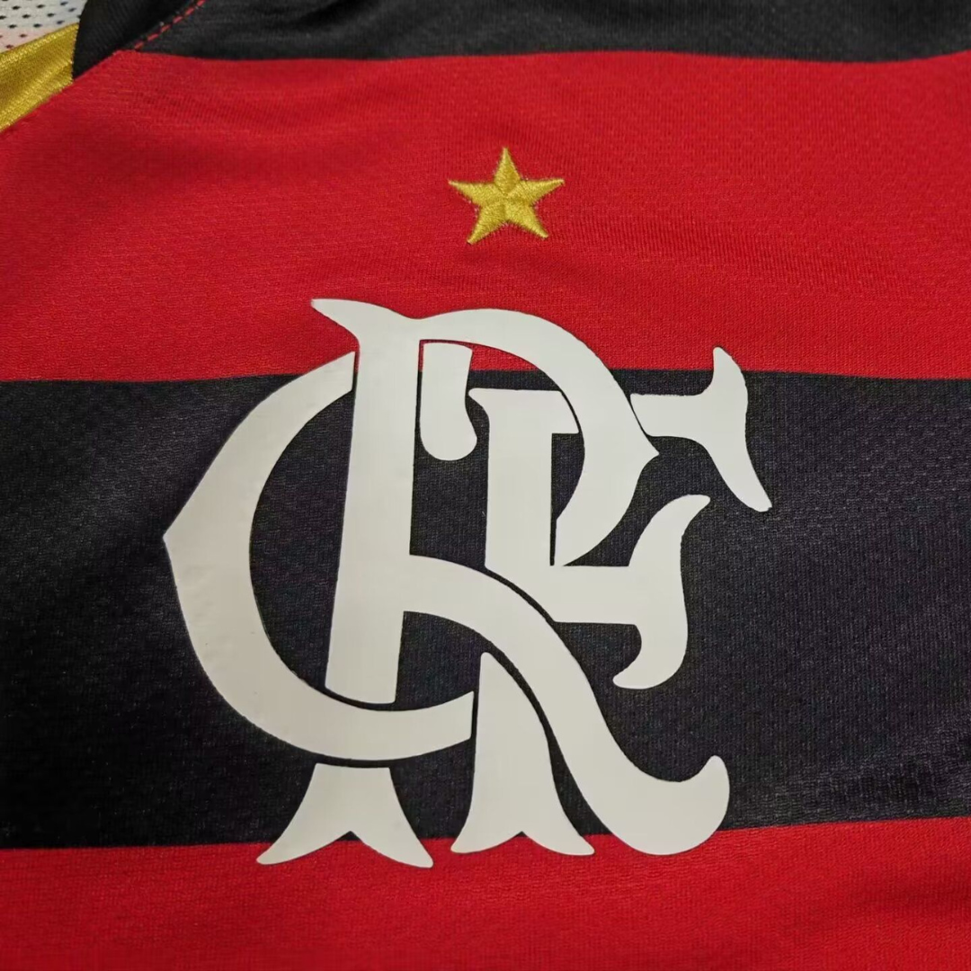 Camisa Flamengo Manga Longa Home 2008 - Versão Retrô