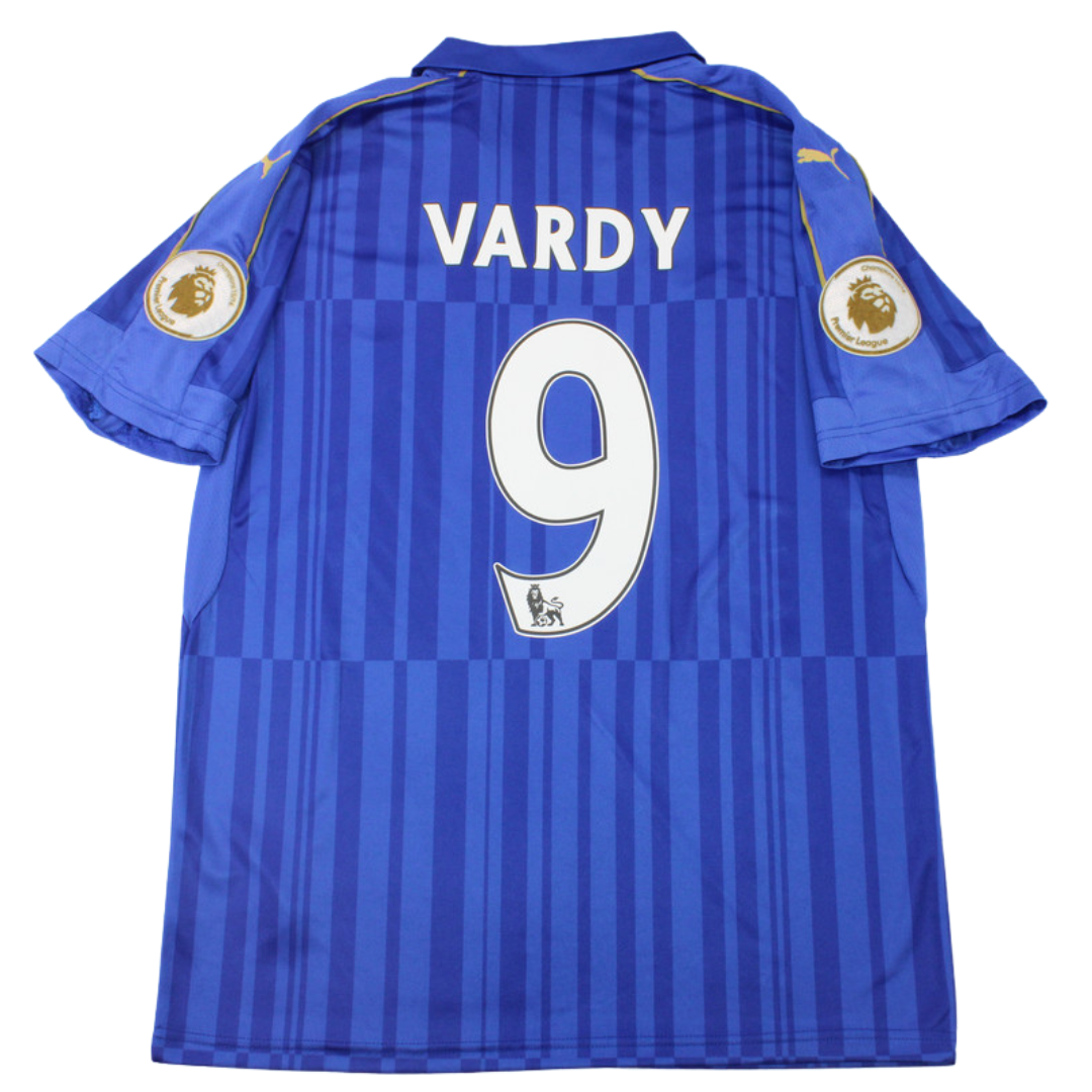 Camisa Leicester City Home 16/17 - Versão Retrô "Vardy" Nº 9