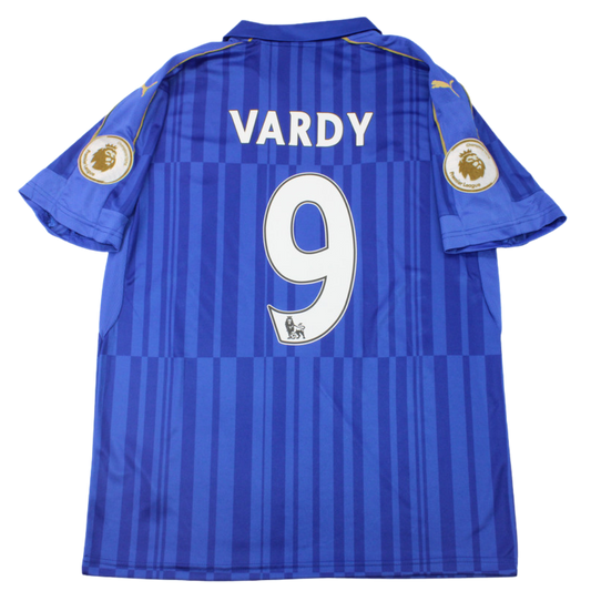 Camisa Leicester City Home 16/17 - Versão Retrô "Vardy" Nº 9
