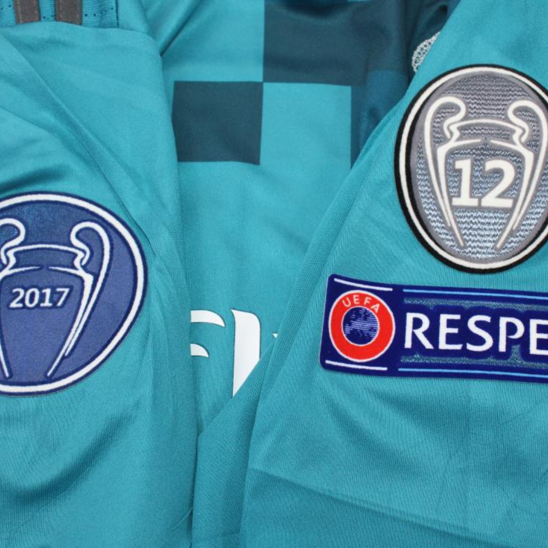 Camisa Real Madrid Manga Longa Away 17/18 - Versão Retrô